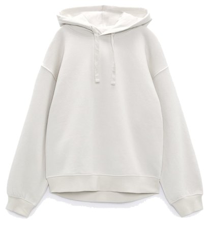 Zara cream hoodie