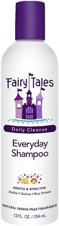 Amazon.com : Fairy Tales Daily Cleanse Everyday Kids Shampoo - Gentle Natural Defining Shampoo, Tangle Free, Moisturizing and Hydrating Formula, Paraben Free - 12 oz : Beauty & Personal Care