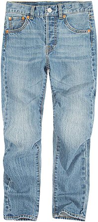 Amazon.com: Levi's Girls' Big 501 Skinny Fit Jeans, Yesterday, 14: Clothing