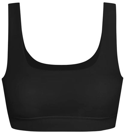 black sports bra
