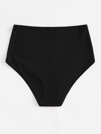 Solid High Waist Swimming Panty | SHEIN