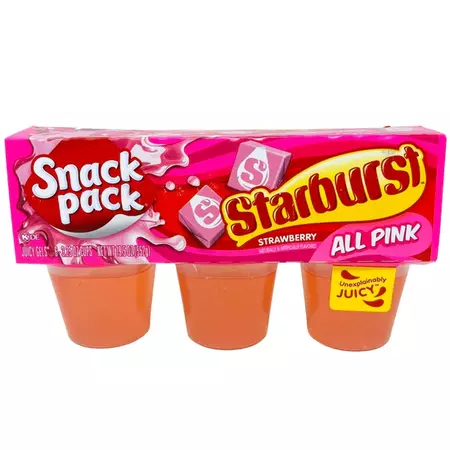 Snack Pack Starburst All Pink Pudding | Candy Funhouse – Candy Funhouse US