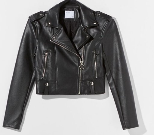 leather jacket | ZARA