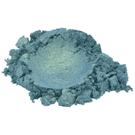 Aquamarine makeup powder