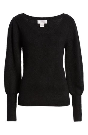 Rachel Parcell Puff Sleeve Sweater (Nordstrom Exclusive) | Nordstrom