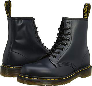 Amazon.com | Dr. Martens 1460 Originals 8 Eye Lace Up Boot, Navy, 12 UK (13 M US Mens / 14 M US Womens) | Motorcycle & Combat