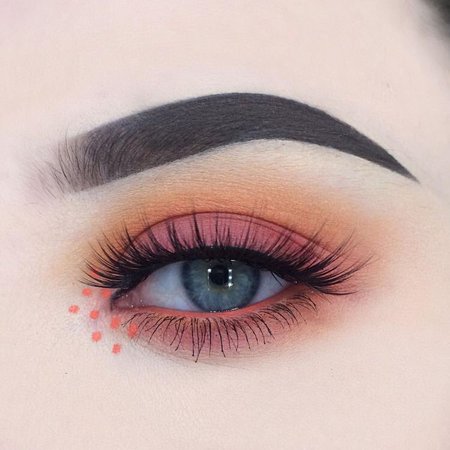 Pink or Orange Eyeshadow