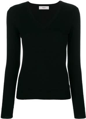 black V neck sweater