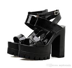 black platform chunky heels - Google Search