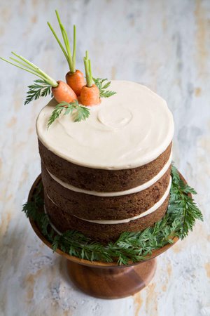 Carrot Cake with Brown Sugar Cream Cheese- The Little Epicurean