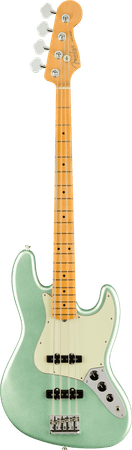 Fender American Professional II Jazz Bass, Mystic Surf Green, Electric guitar bass png