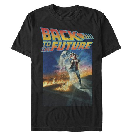 Back to the Future - Back to the Future Retro Marty McFly Poster T-Shirt - Walmart.com