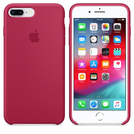 Funda Silicone Case para el iPhone 8 Plus/7 Plus - Rojo rosa - Apple (ES)