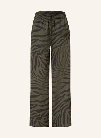 khaki and black wide leg trousers - Google Search