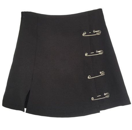 pin safety mini skirt (unif dupe)