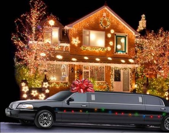 Christmas limo