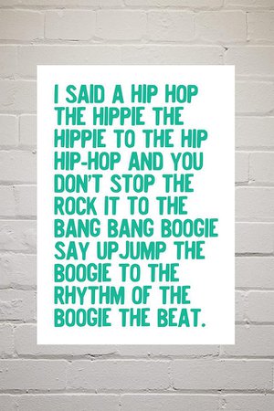 UO Exclusive Green Honeymoon Hotel Rapper's Delight Wall Art Print | Urban Outfitters UK