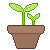 little plant pixel by fabulousgod on DeviantArt
