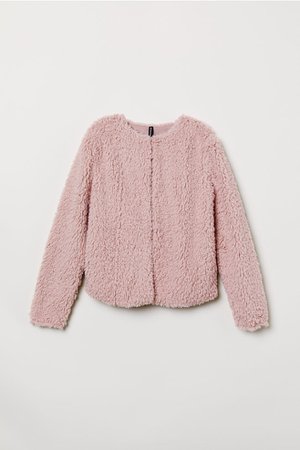 Faux Fur Jacket - Pink - Ladies | H&M US