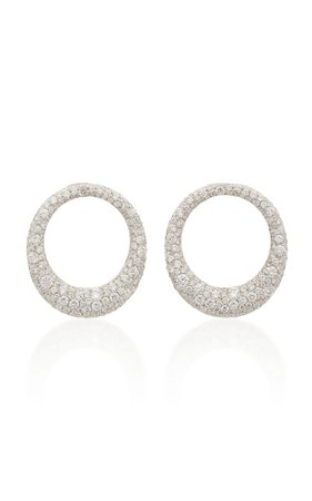 Large Diamond Galaxy Earrings by Anita Ko | Moda Operandi