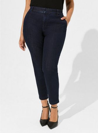 Plus Size - Comfort Flex Taper Super Soft High Rise Trouser Jean - Torrid