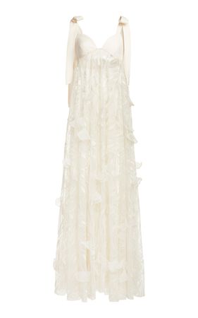 Floaty Embroidered Tulle Gown By Zuhair Murad | Moda Operandi