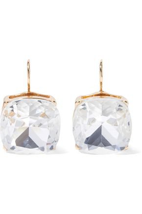 Gold-tone crystal earrings | KENNETH JAY LANE | Sale up to 70% off | THE OUTNET