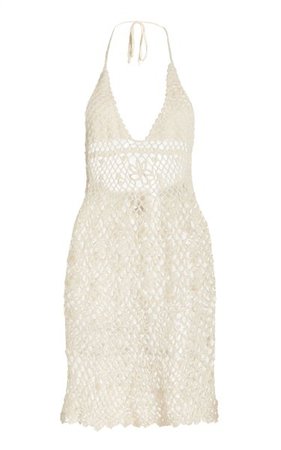 Jepun Crocheted Cotton Mini Dress By Akoia Swim | Moda Operandi