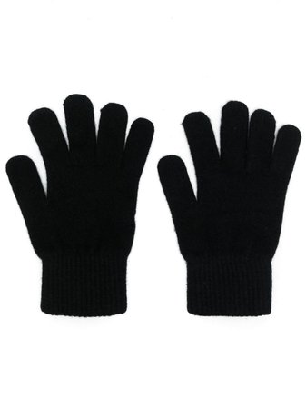 Yves Salomon ribbed-knit Cashmere Gloves - Farfetch