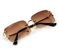 brown and gold rectangle glasses - Google Search