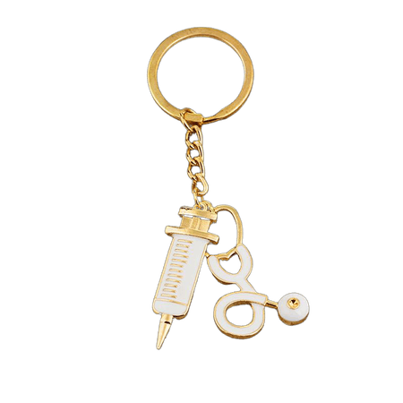Creative Stethoscope Keychain Doctor Nurse Physicians Medical Student Graduation Jewelry Gifts
