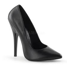 black leather high heels - Google Search