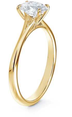 Icon(TM) Setting Oval Diamond Engagement Ring