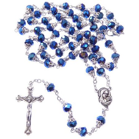 blue beaded rosary - Google Search