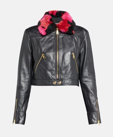 BestSecret – Lamb Leather Jacket by Versace Jeans Couture
