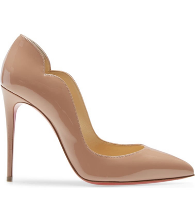 Christian Louboutin Scallop Pointed Pump
