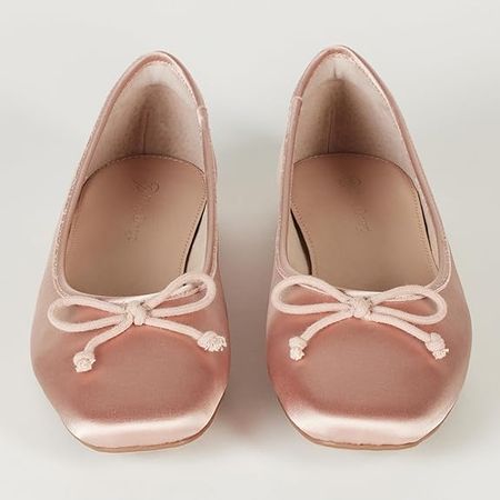 Amazon.com: The Drop Women's Pepper Ballet Flat with Bow, Blush Pink, 9.5 : Clothing, Shoes & Jewelry