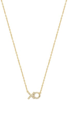 SHASHI XO Pave Necklace in Gold | REVOLVE