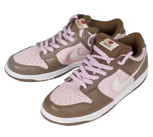 Nike brown and pink