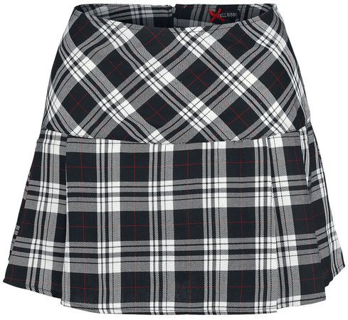 Scotish Mini Skirt | Hell Bunny Kurzer Rock | EMP