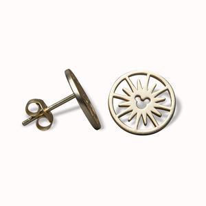 Make It Minnie - Fun Wheel Gold Earrings | 925 Sterling Silver