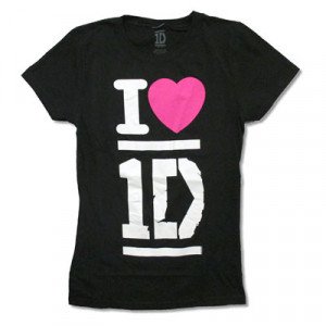 One Direction I Heart Junior Top - One Direction - O - Artists/Groups - Rockabilia