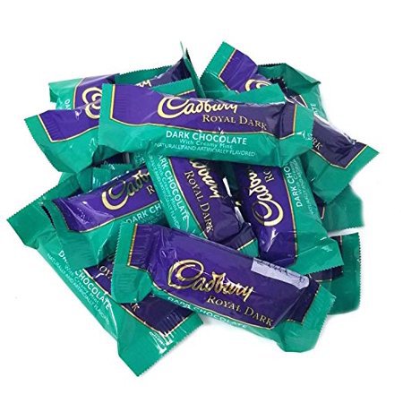 Cadbury Royal Dark Chocolate Creamy Mint Bar, Snack Size, 3 pounds bag - Walmart.com