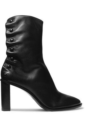 The Row | Tea Time leather ankle boots | NET-A-PORTER.COM