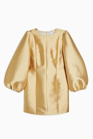 **Gold Puff Ball Dress By Topshop Boutique | Topshop