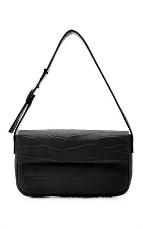 Tommy Croc-Effect Leather Shoulder Bag By Staud | Moda Operandi