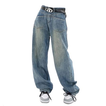 grunge blue jeans