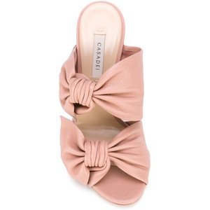 pink bow sandals