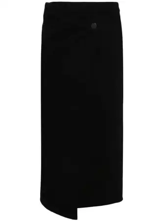 Christian Wijnants Sadiq wrap-design Denim Skirt - Farfetch