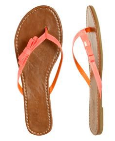 Coral Bow Sandals